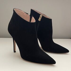 Liu Jo Black Suede Ankle Booties
